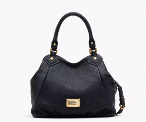 Black Marc Jacobs Re-Edition Fran Women's Shoulder Bags | LHUS-42835