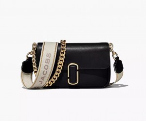 Black Marc Jacobs The J Soft Women's Shoulder Bags | OZDX-95260