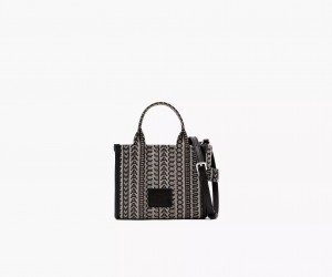 Black Marc Jacobs The Monogram Mini Women's Tote Bags | EHVB-35614