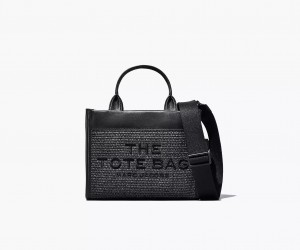 Black Marc Jacobs The Woven DTM Small Women's Tote Bags | DOCA-48539