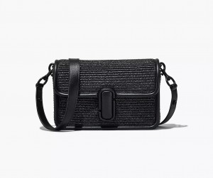 Black Marc Jacobs The Woven J Women's Shoulder Bags | NCRK-79328