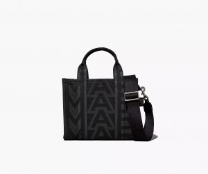 Black Multicolor Marc Jacobs The Outline Monogram Small Women's Tote Bags | LOJA-74851