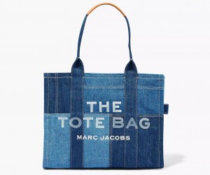 Blue Marc Jacobs The Denim Women's Tote Bags | EGSM-52017