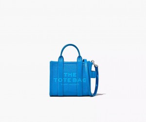 Blue Marc Jacobs The Leather Mini Women's Tote Bags | VCAF-78092