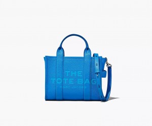 Blue Marc Jacobs The Leather Small Women's Tote Bags | TXSZ-47830