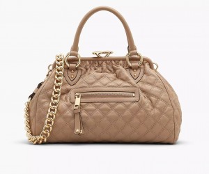 Brown Marc Jacobs Re-Edition Quilted Leather Women's Shoulder Bags | EBKL-53710