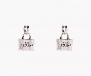 Light Silver Marc Jacobs The Charm Women's Earrings | FDGJ-07249