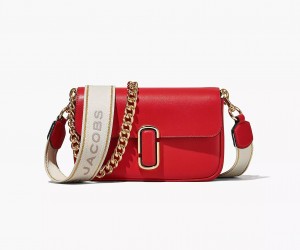 Red Marc Jacobs The J Soft Women's Shoulder Bags | DUJT-36850