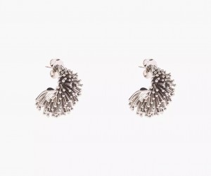 Silver Marc Jacobs The Seaburst Earring Women's Earrings | AQEG-65729