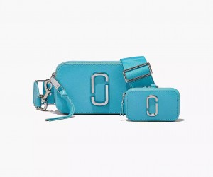 Turquoise Marc Jacobs The Utility Snapshot Women's Crossbody Bags | CMDJ-79536