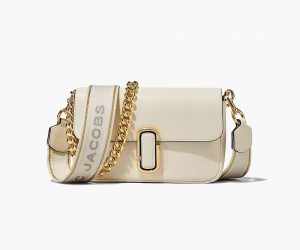 White Marc Jacobs The J Soft Women's Shoulder Bags | WVLC-03768