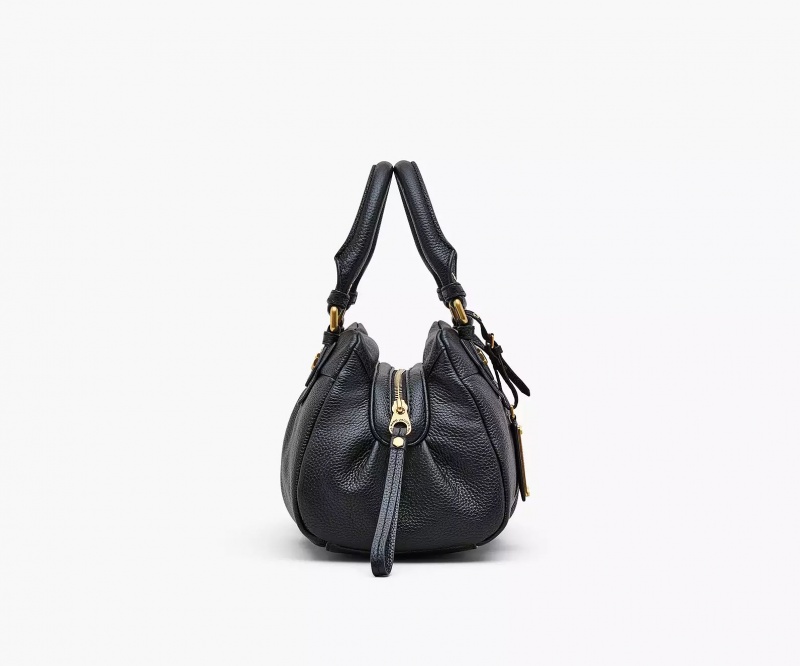 Black Marc Jacobs Re-Edition Baby Groovee Women's Satchel Bags | ZIFP-17529