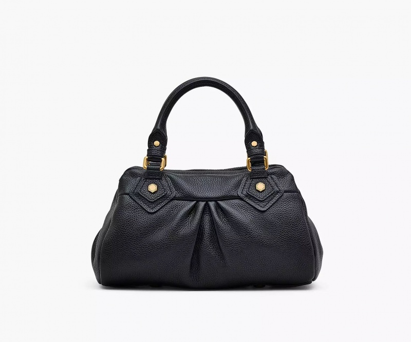 Black Marc Jacobs Re-Edition Baby Groovee Women's Satchel Bags | ZIFP-17529