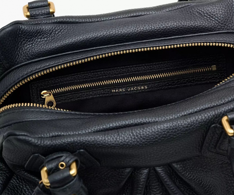 Black Marc Jacobs Re-Edition Baby Groovee Women's Satchel Bags | ZIFP-17529