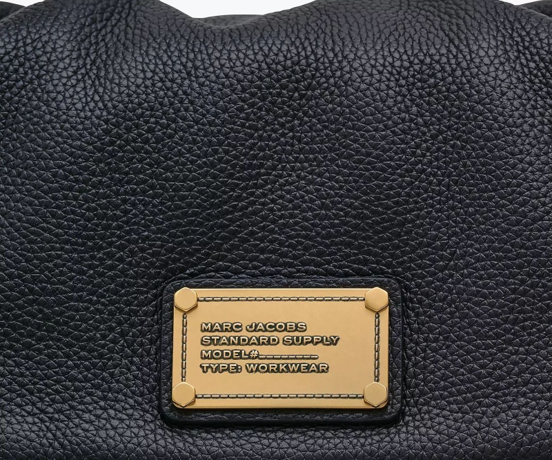 Black Marc Jacobs Re-Edition Lil Ukita Women's Satchel Bags | NWDE-08354