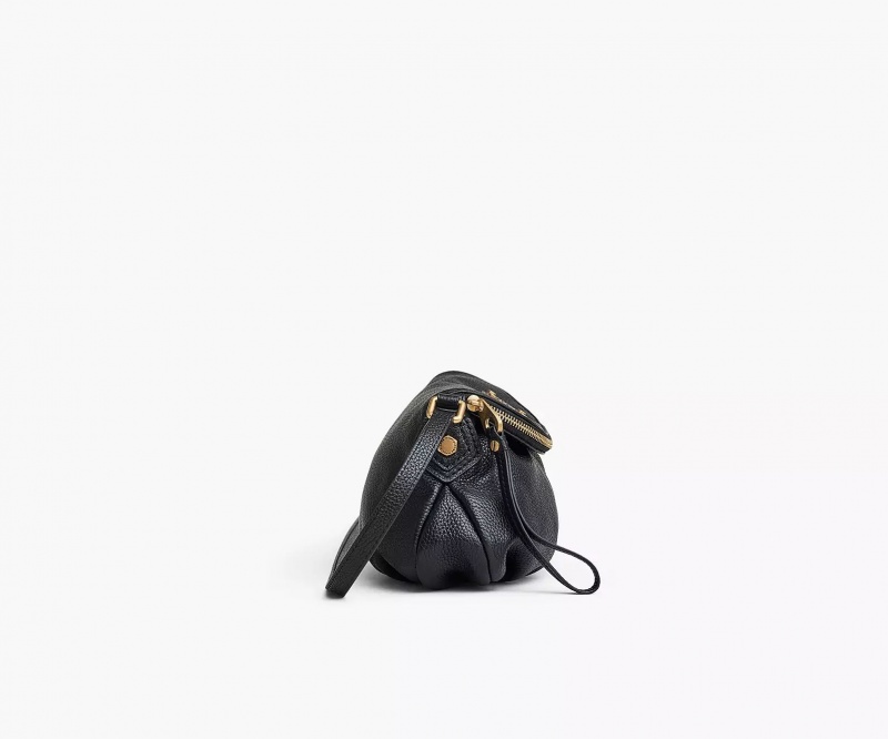 Black Marc Jacobs Re-Edition Mini Natasha Women's Crossbody Bags | WBRU-18640