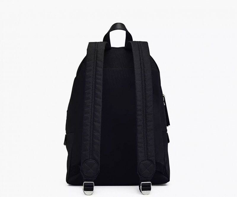 Black Marc Jacobs The Biker Nylon Large Women's Backpack | QWYL-37509