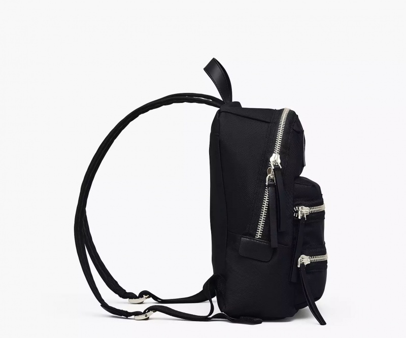 Black Marc Jacobs The Biker Nylon Medium Women's Backpack | UKPW-01374