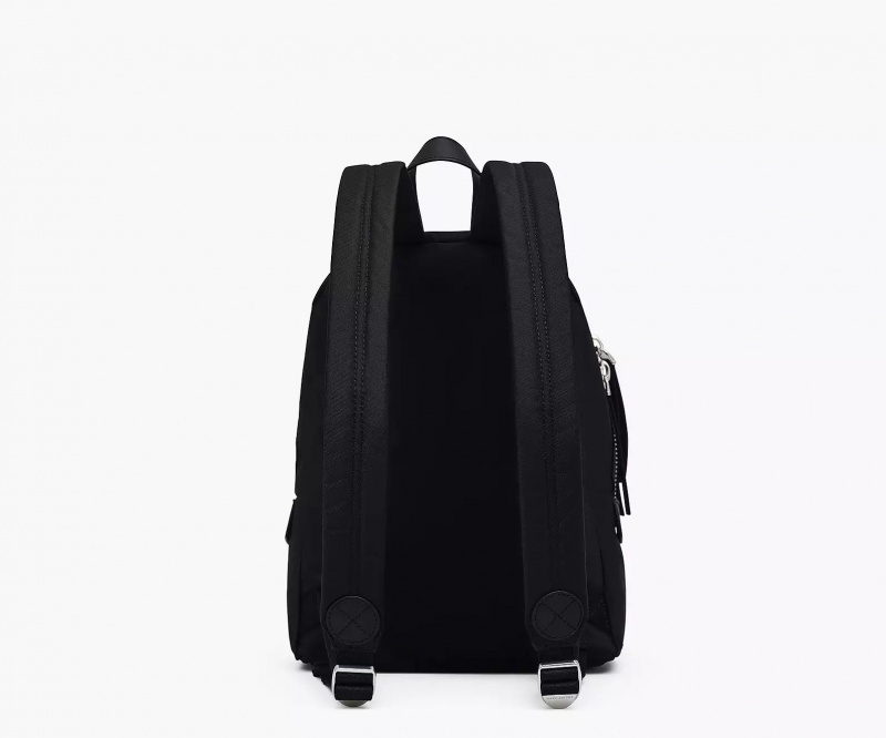 Black Marc Jacobs The Biker Nylon Medium Women's Backpack | UKPW-01374