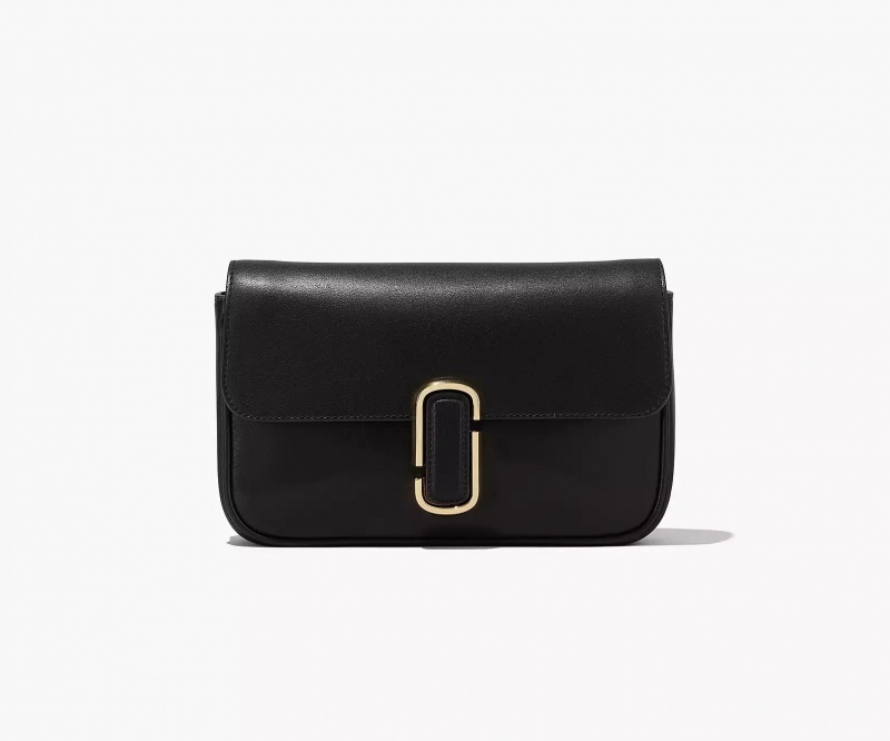 Black Marc Jacobs The J Soft Women's Shoulder Bags | OZDX-95260