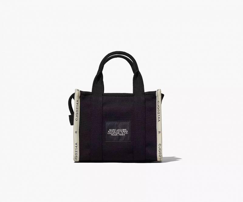 Black Marc Jacobs The Jacquard Small Women's Tote Bags | CZXN-49351