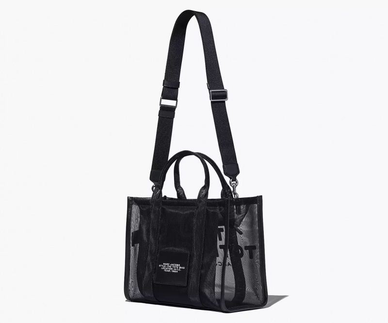 Black Marc Jacobs The Mesh Medium Women's Tote Bags | WVCY-13872