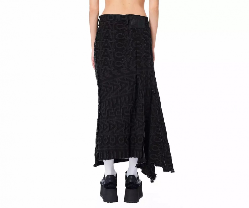 Black Marc Jacobs The Monogram Denim Women's Skirts | TUIO-13208