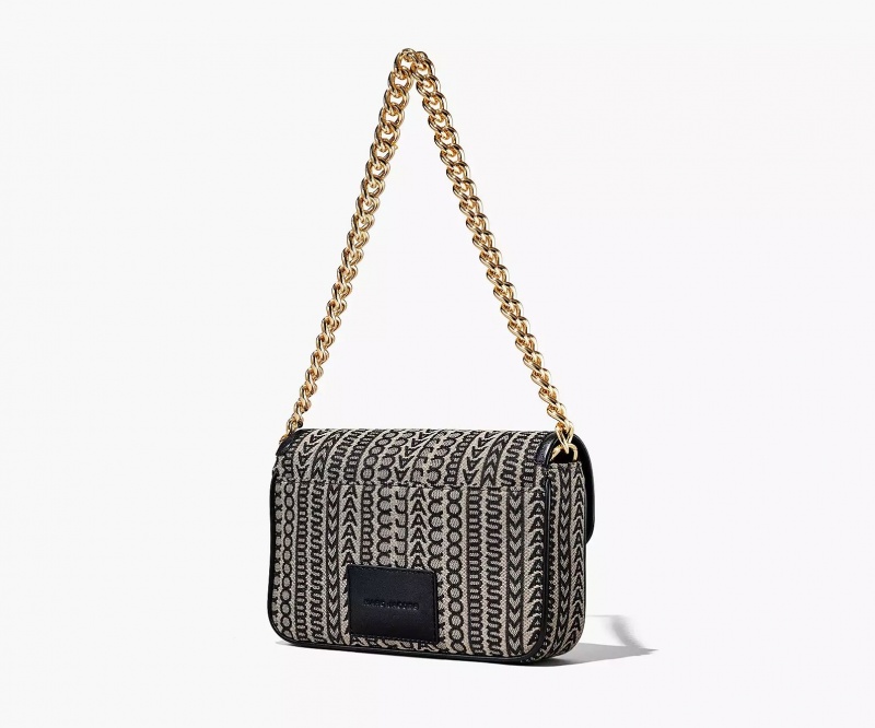 Black Marc Jacobs The Monogram J Women's Shoulder Bags | FRCT-43715