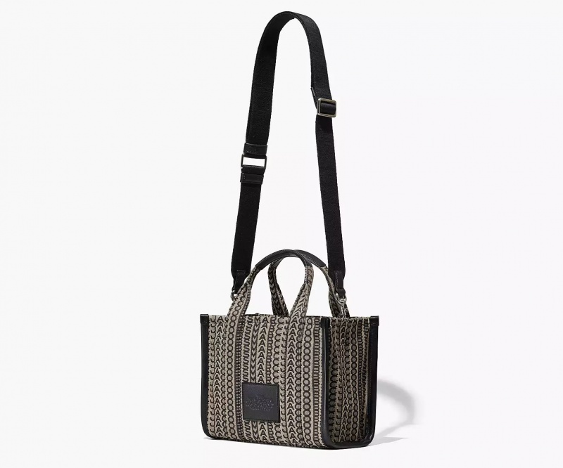 Black Marc Jacobs The Monogram Small Women's Tote Bags | YPMV-87135