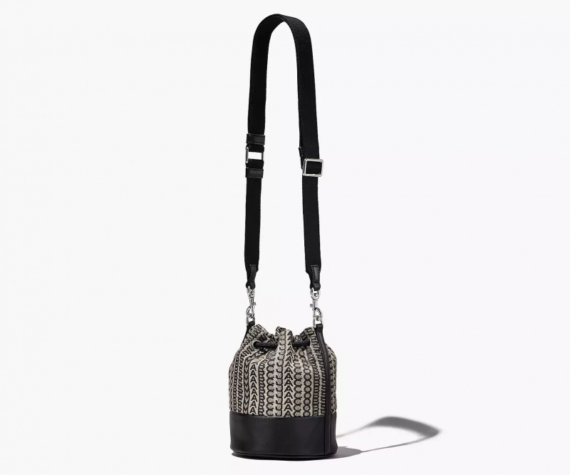 Black Marc Jacobs The Monogram Women's Bucket Bags | NVLY-83672