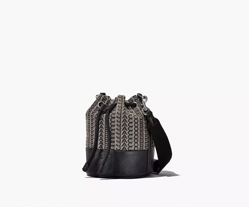 Black Marc Jacobs The Monogram Women's Bucket Bags | NVLY-83672