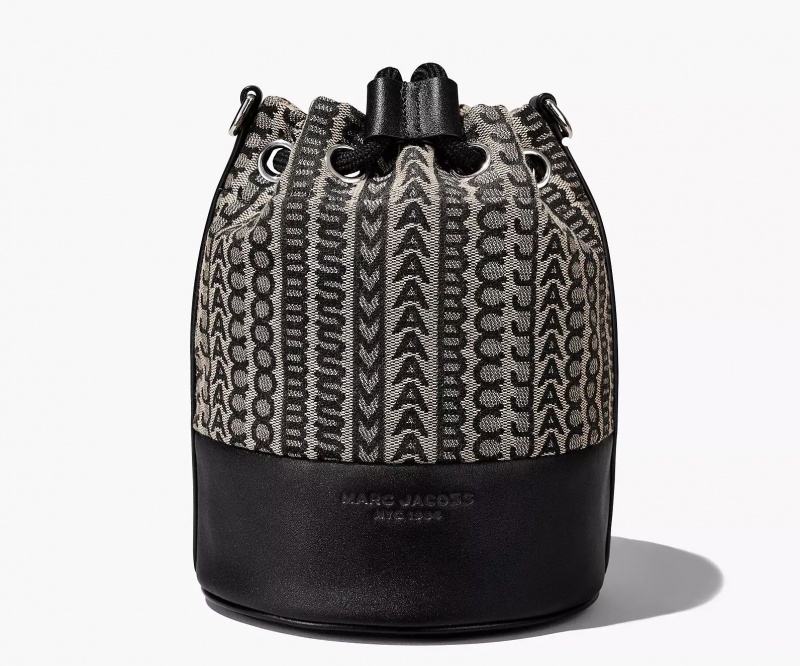 Black Marc Jacobs The Monogram Women's Bucket Bags | NVLY-83672