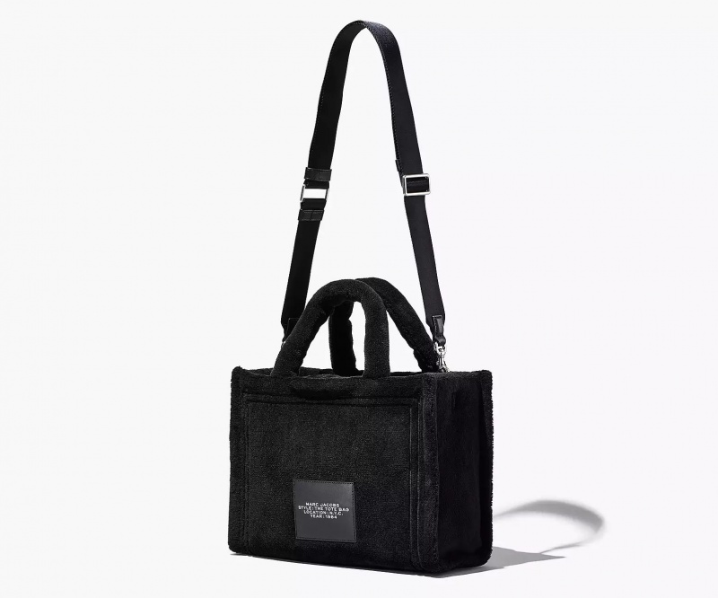 Black Marc Jacobs The Terry Medium Women's Tote Bags | WIBN-39140