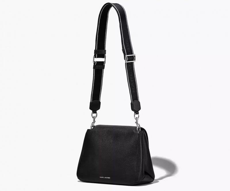 Black / Silver Marc Jacobs The J Chain Women's Shoulder Bags | HFNX-56294