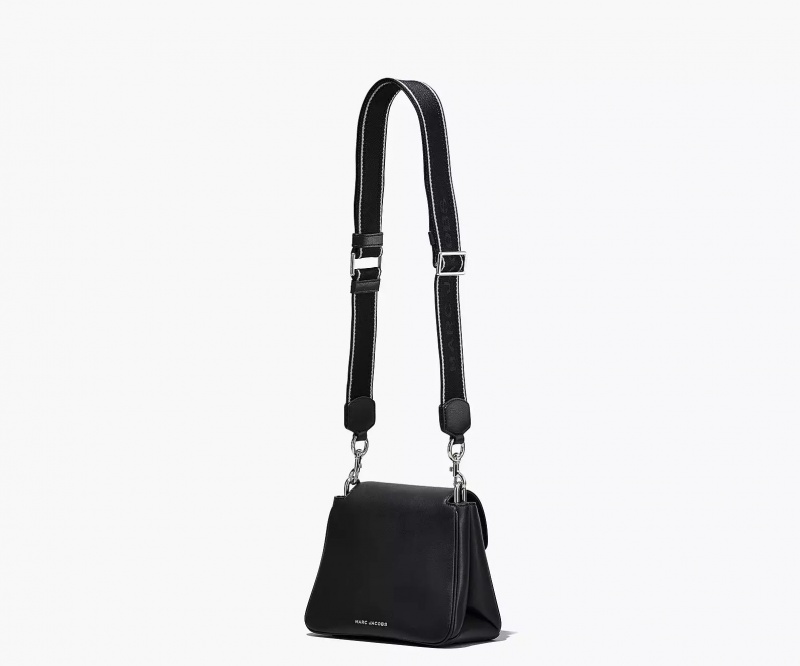 Black / Silver Marc Jacobs The J Chain Women's Shoulder Bags | LEWB-84759