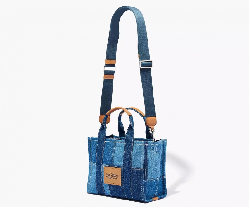 Blue Marc Jacobs The Denim Small Women's Tote Bags | PFOC-42659