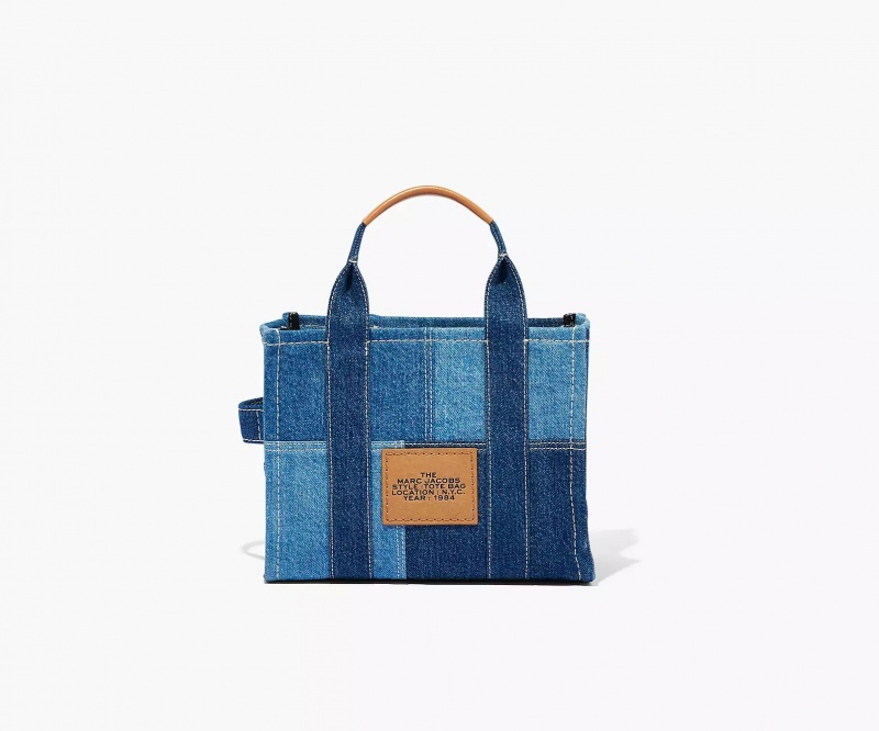 Blue Marc Jacobs The Denim Small Women's Tote Bags | PFOC-42659