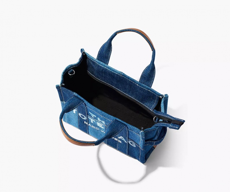 Blue Marc Jacobs The Denim Small Women's Tote Bags | PFOC-42659