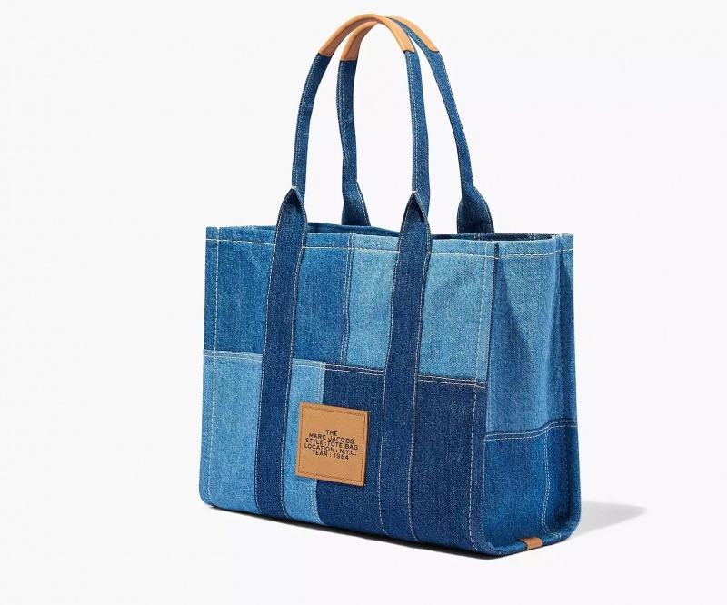 Blue Marc Jacobs The Denim Women's Tote Bags | EGSM-52017