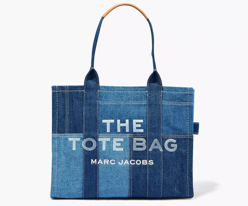 Blue Marc Jacobs The Denim Women\'s Tote Bags | EGSM-52017