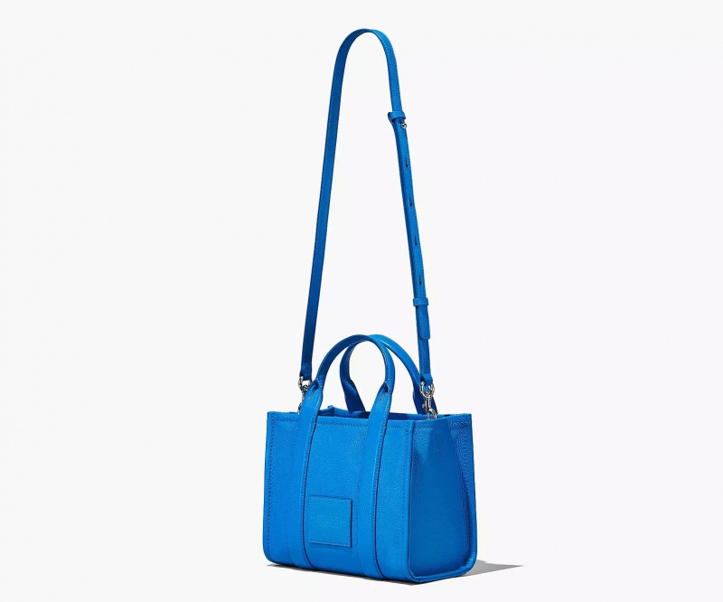 Blue Marc Jacobs The Leather Small Women's Tote Bags | TXSZ-47830