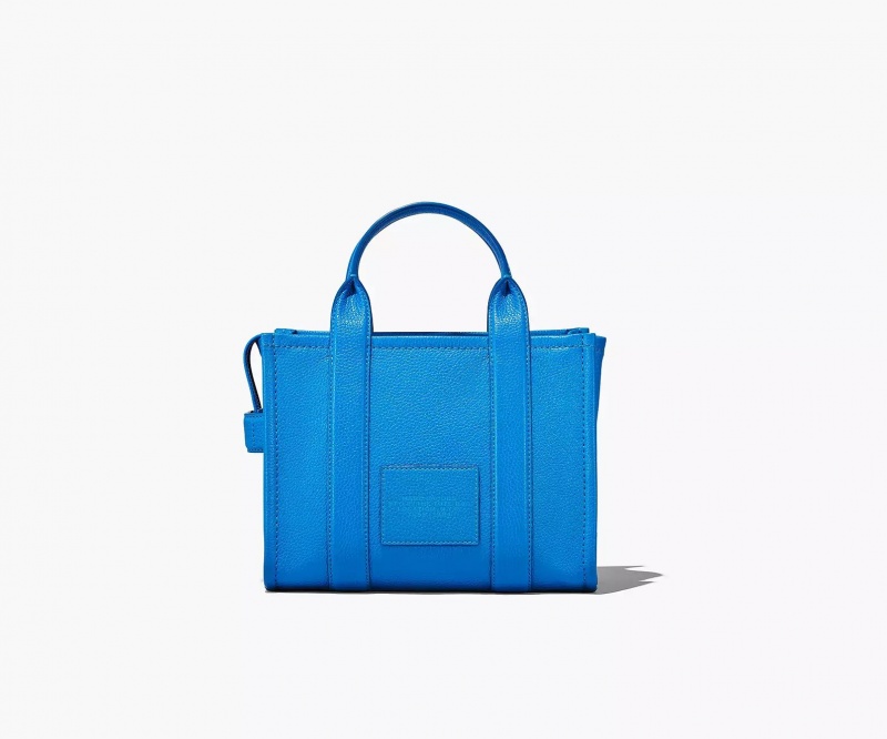 Blue Marc Jacobs The Leather Small Women's Tote Bags | TXSZ-47830