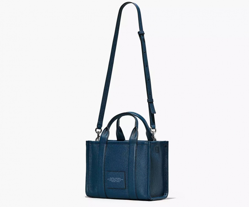 Blue Marc Jacobs The Leather Small Women's Tote Bags | AVFB-06149