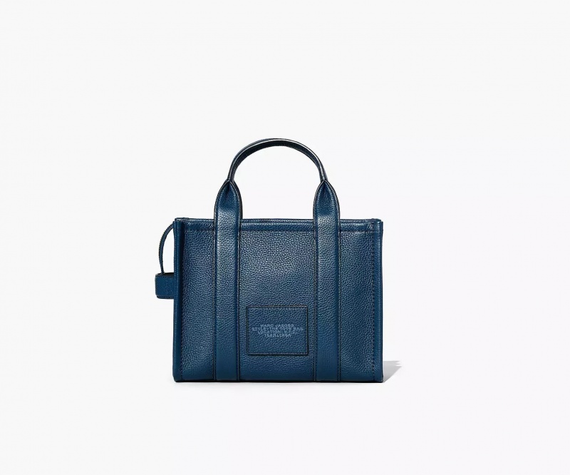 Blue Marc Jacobs The Leather Small Women's Tote Bags | AVFB-06149