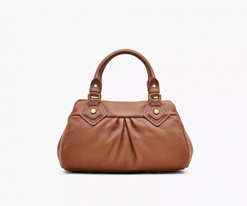 Brown Marc Jacobs Re-Edition Baby Groovee Women's Satchel Bags | MWNQ-02971