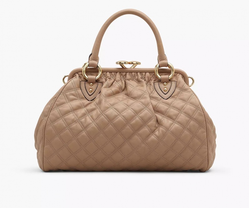 Brown Marc Jacobs Re-Edition Quilted Leather Women's Shoulder Bags | EBKL-53710