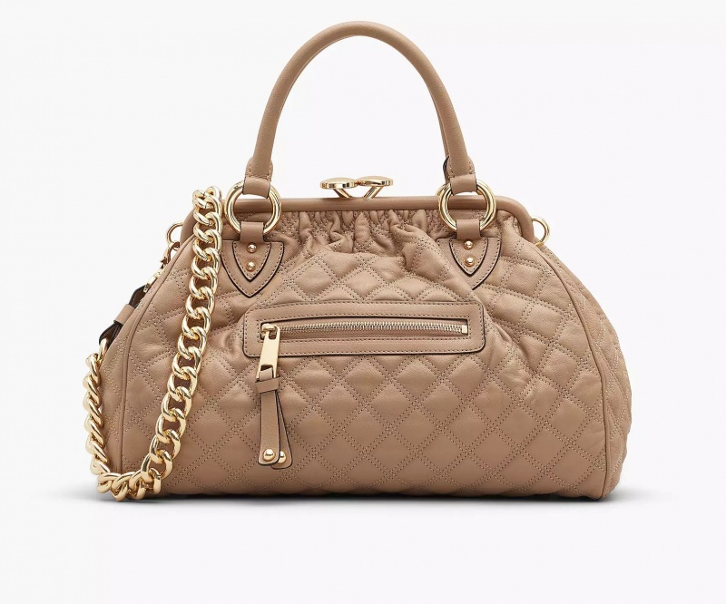 Brown Marc Jacobs Re-Edition Quilted Leather Women\'s Shoulder Bags | EBKL-53710