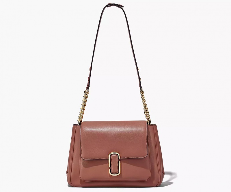 Brown Marc Jacobs The J Chain Women's Shoulder Bags | TDKB-43871