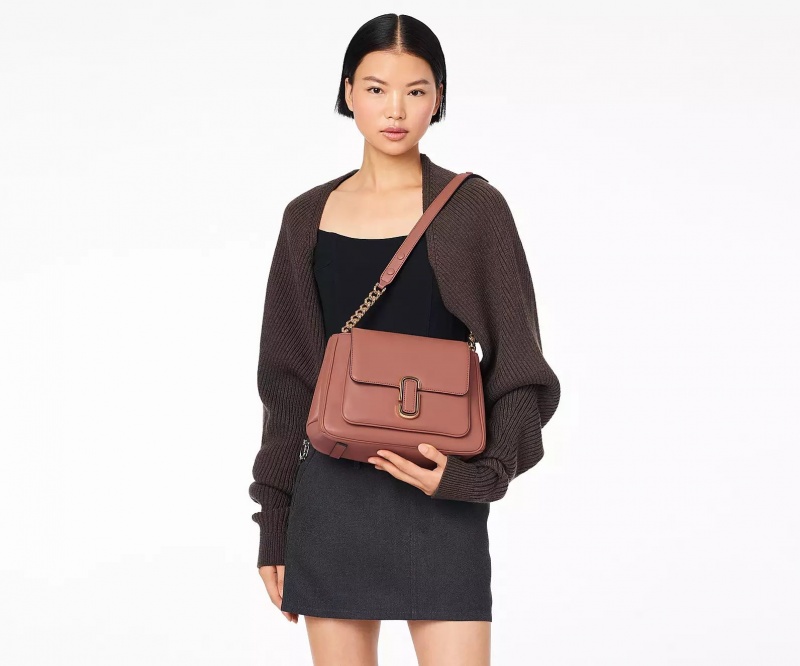 Brown Marc Jacobs The J Chain Women's Shoulder Bags | TDKB-43871