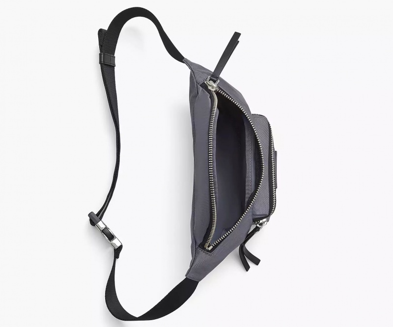 Dark Grey Marc Jacobs The Biker Nylon Women's Belt Bags | HFZX-61789